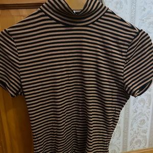 Black and brown striped top from Garage clothing